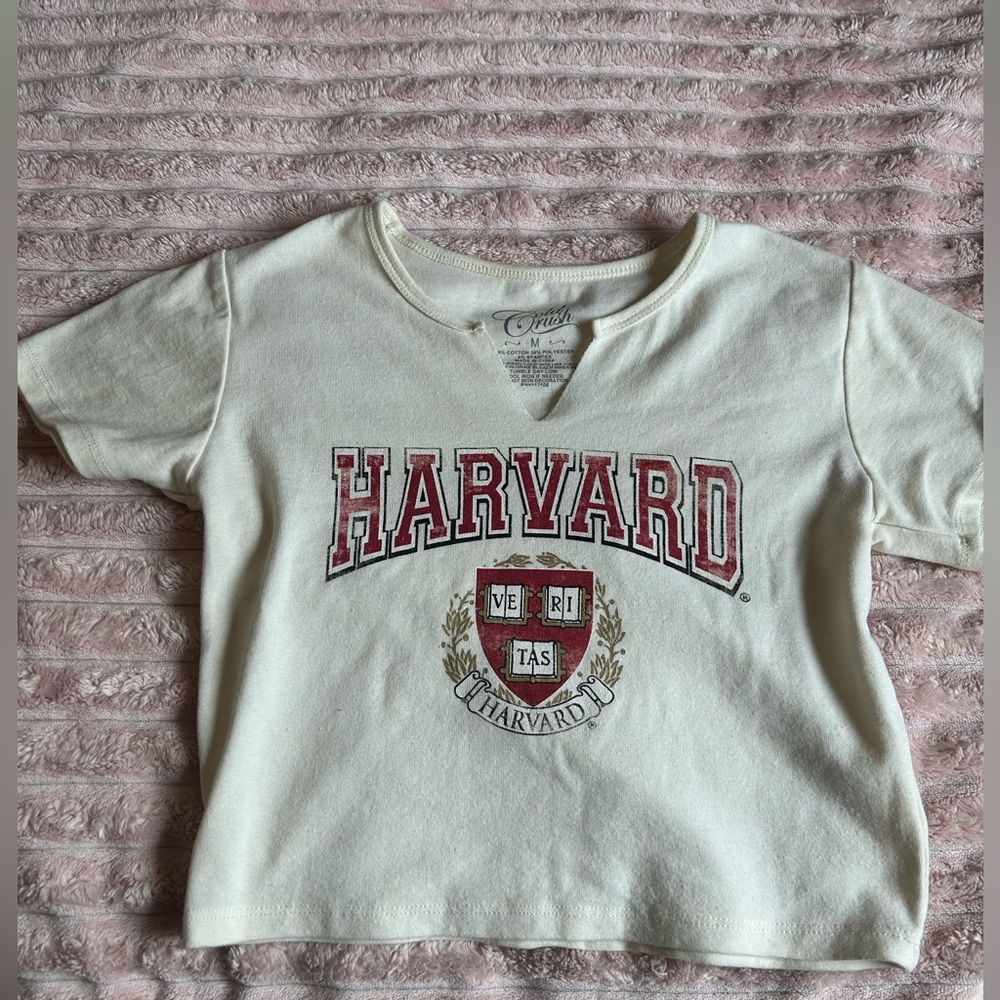 Harvard crop top size medium
